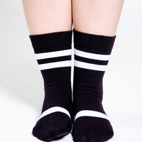 Sox2 in Black with White Stripes