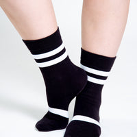 Sox2 in Black with White Stripes