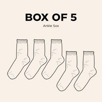 Box of 5 Ankle Sox