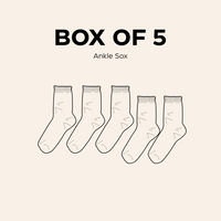 Box of 5 Ankle Sox