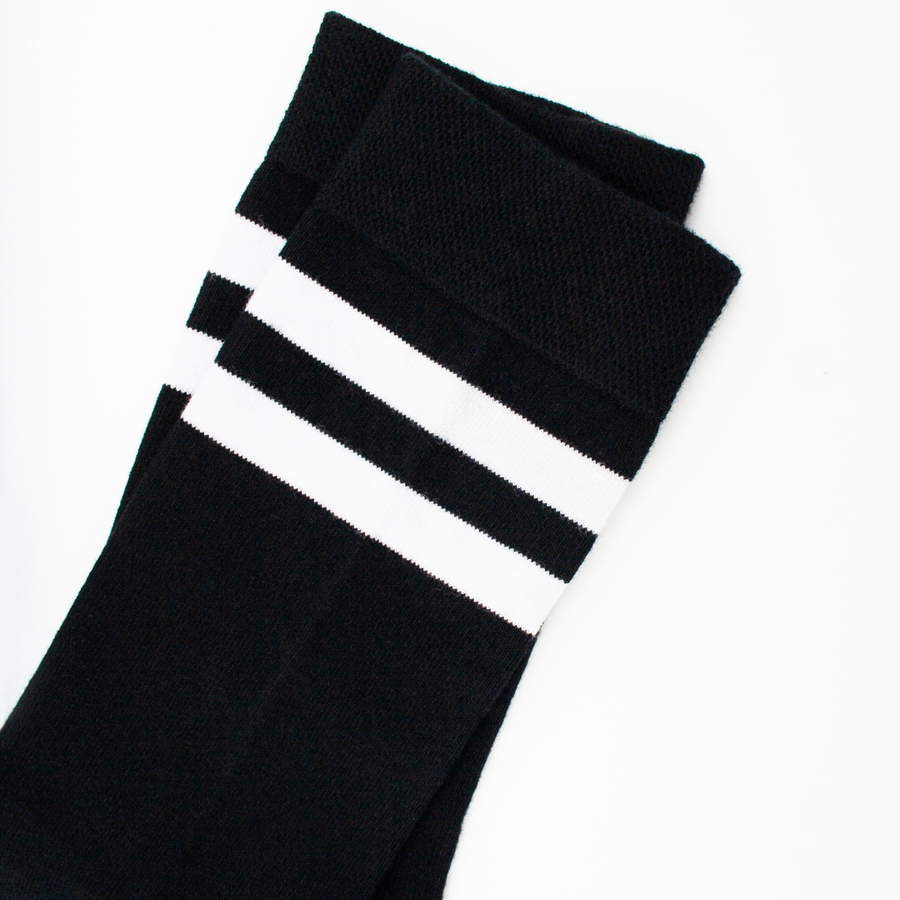 Sox2 in Black with White Stripes