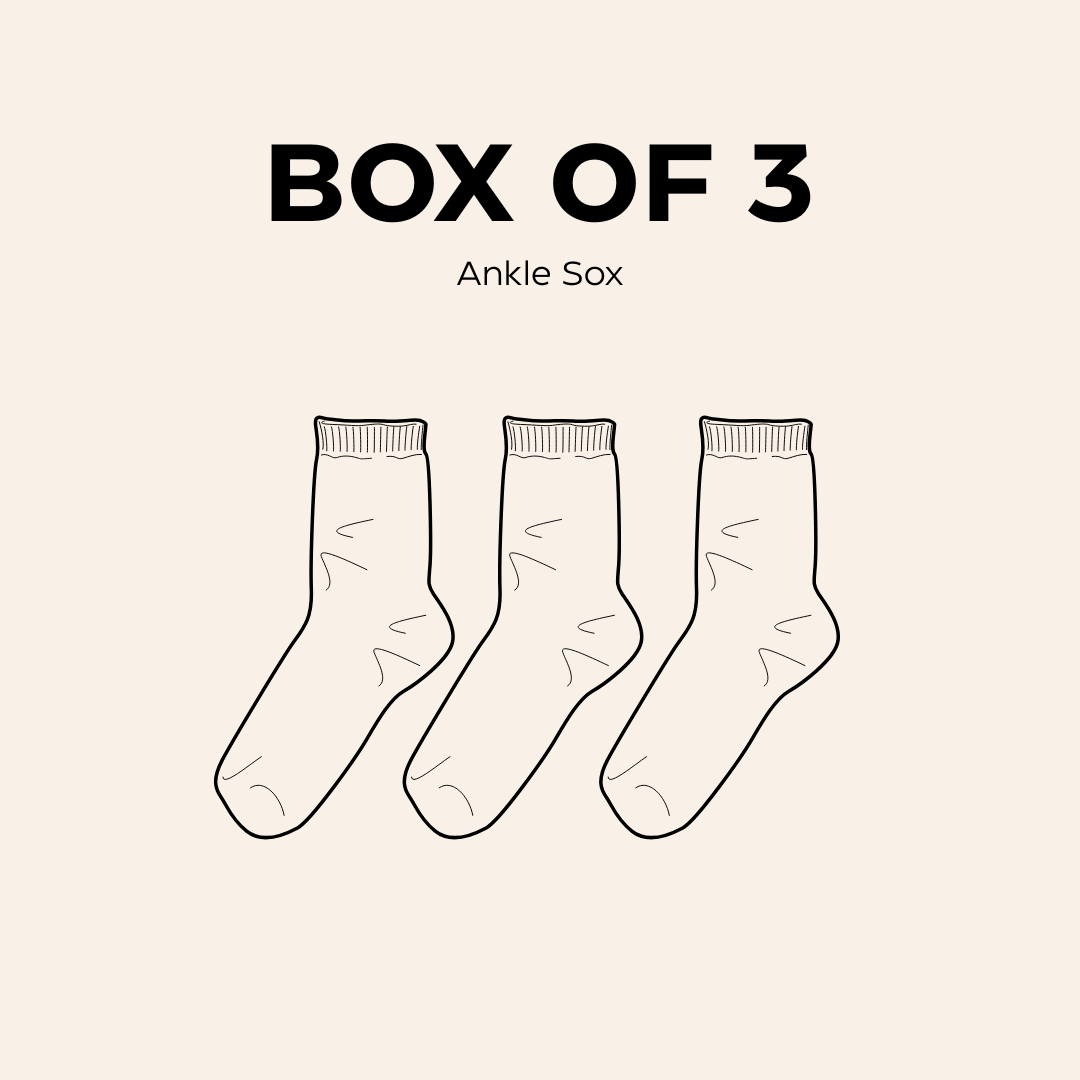 Box of 3 Ankle Sox