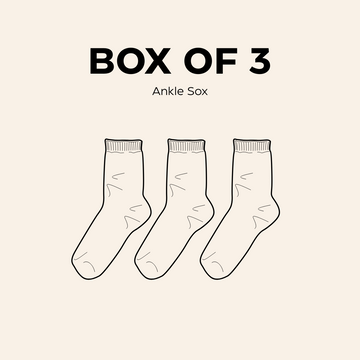 Box of 3 Ankle Sox