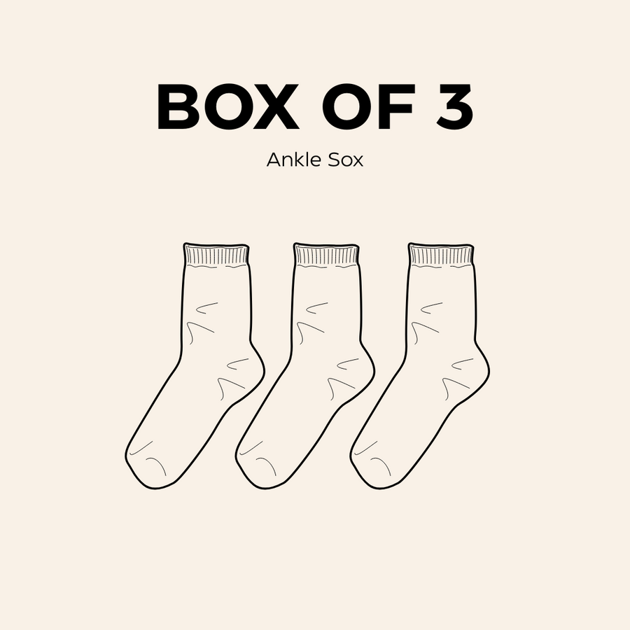 Box of 3 Ankle Sox
