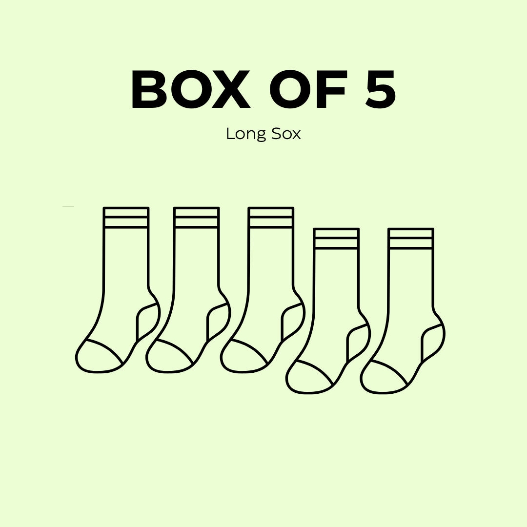 Box of 5 Long Sox