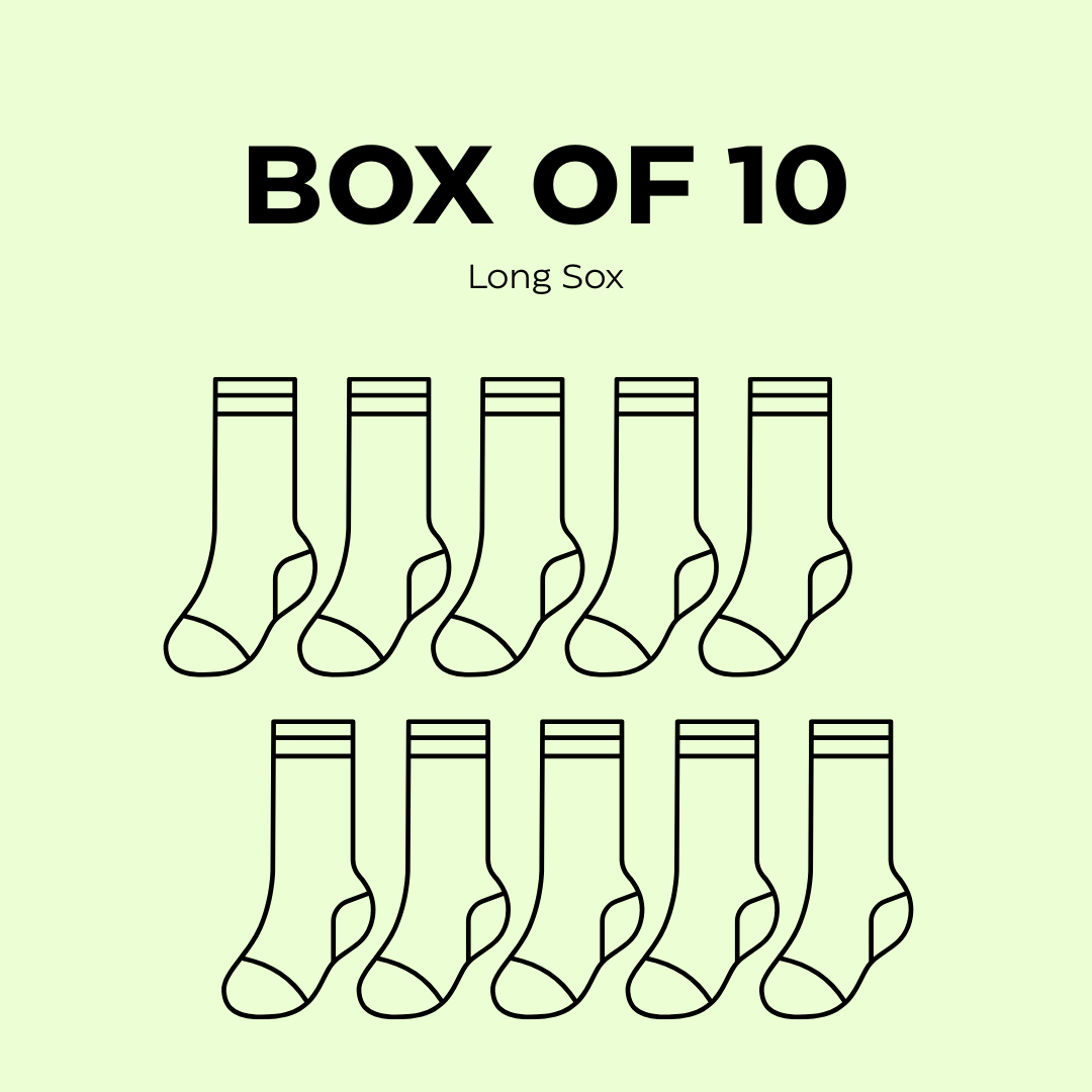 Box of 10 Long Sox