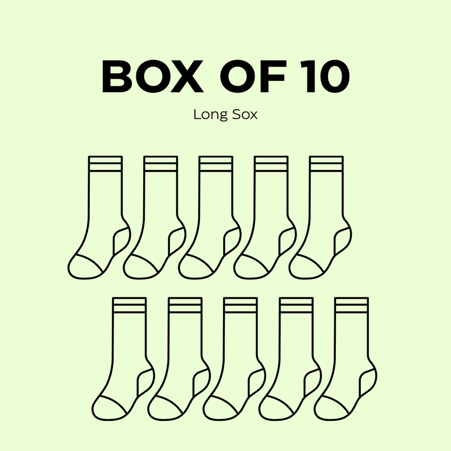 Box of 10 Long Sox